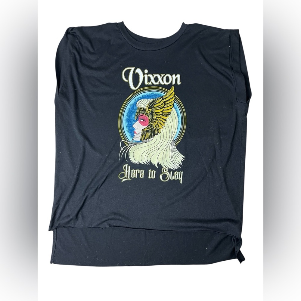 Dixxon Vixxon “Here to Slay” Graphic Tee Womens M Rare Discontinued